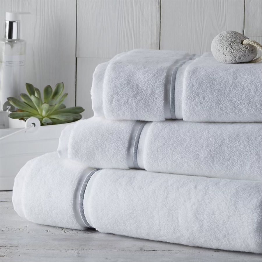 Hotel towels washed and folded