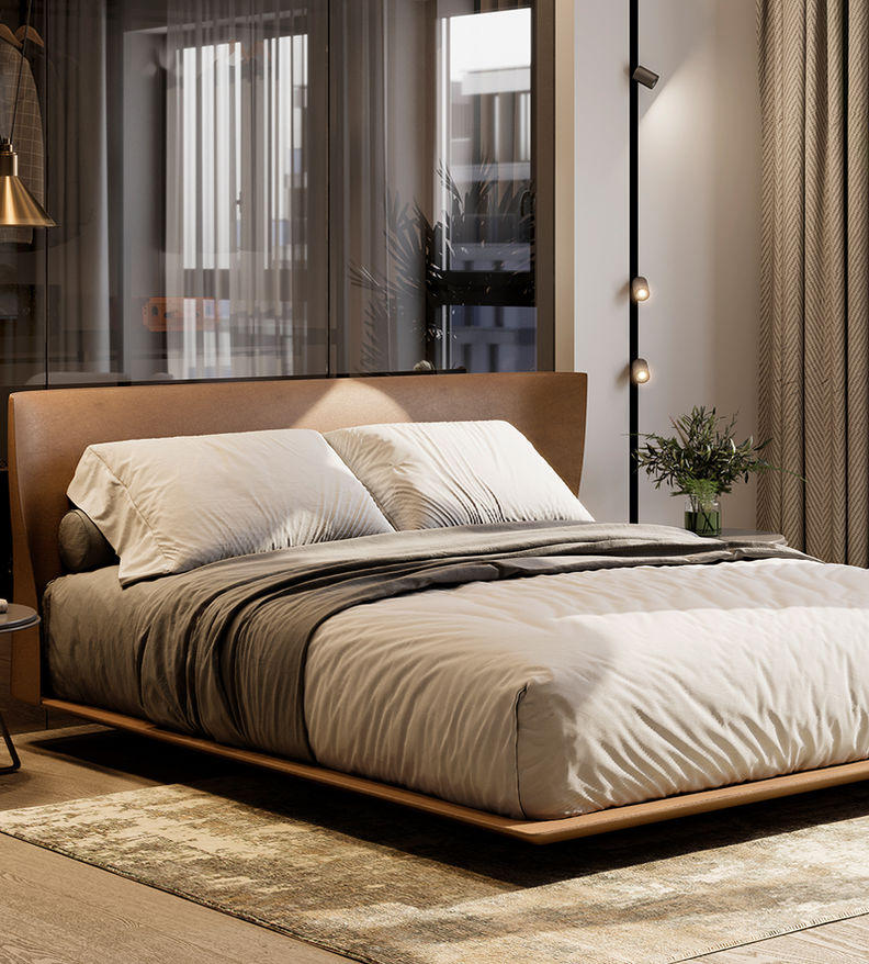 Hotel linens on a luxurious hotel bed